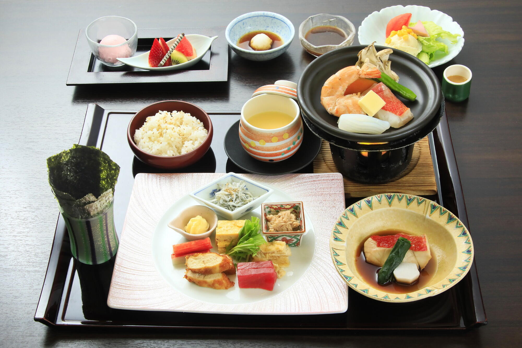 奇数日、海鮮お子様ランチ