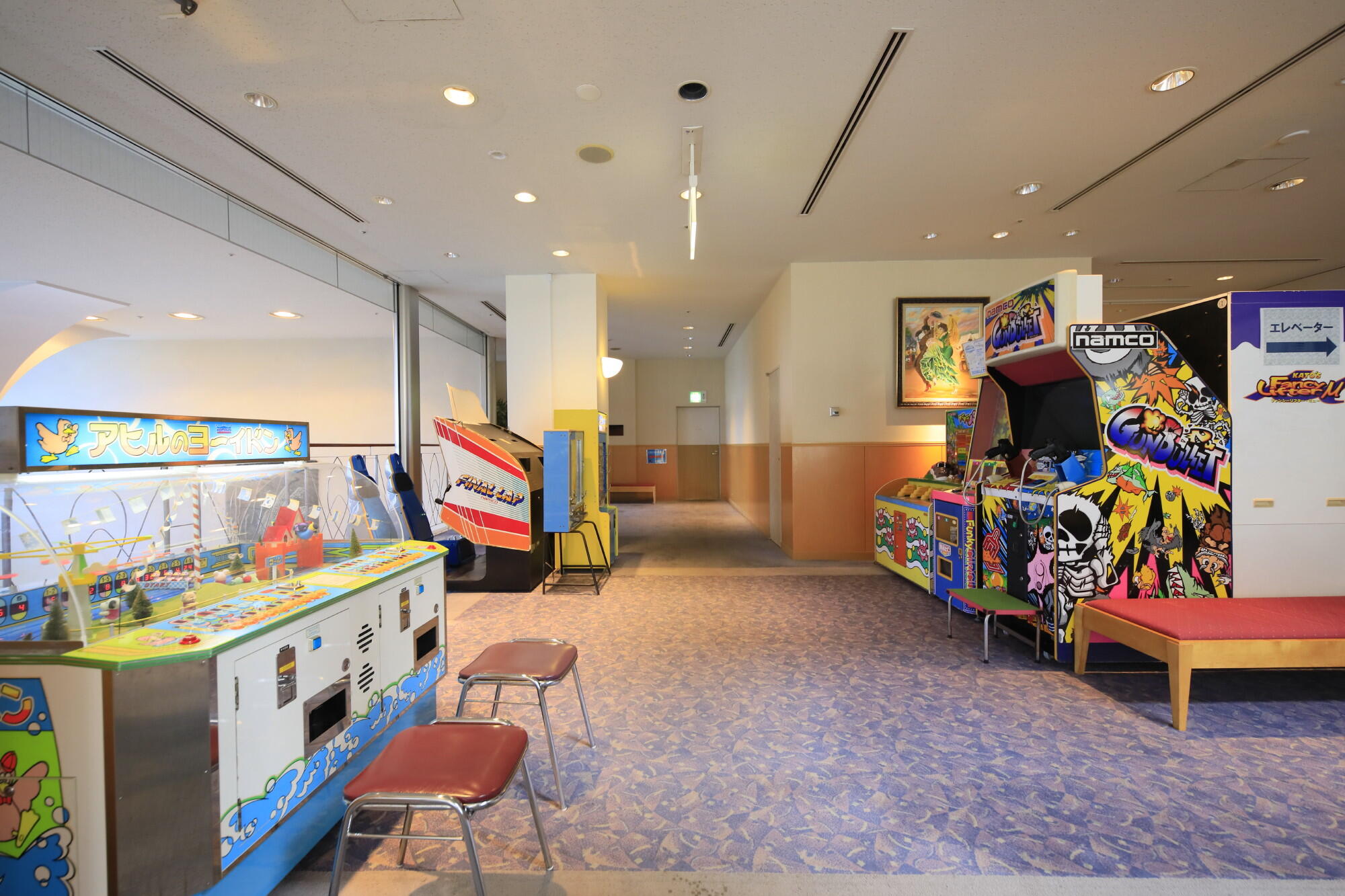 写真：レトロゲームコーナー