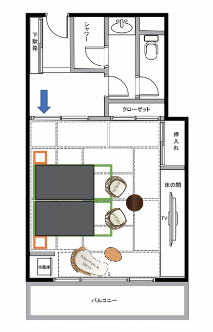 図:間取り図
